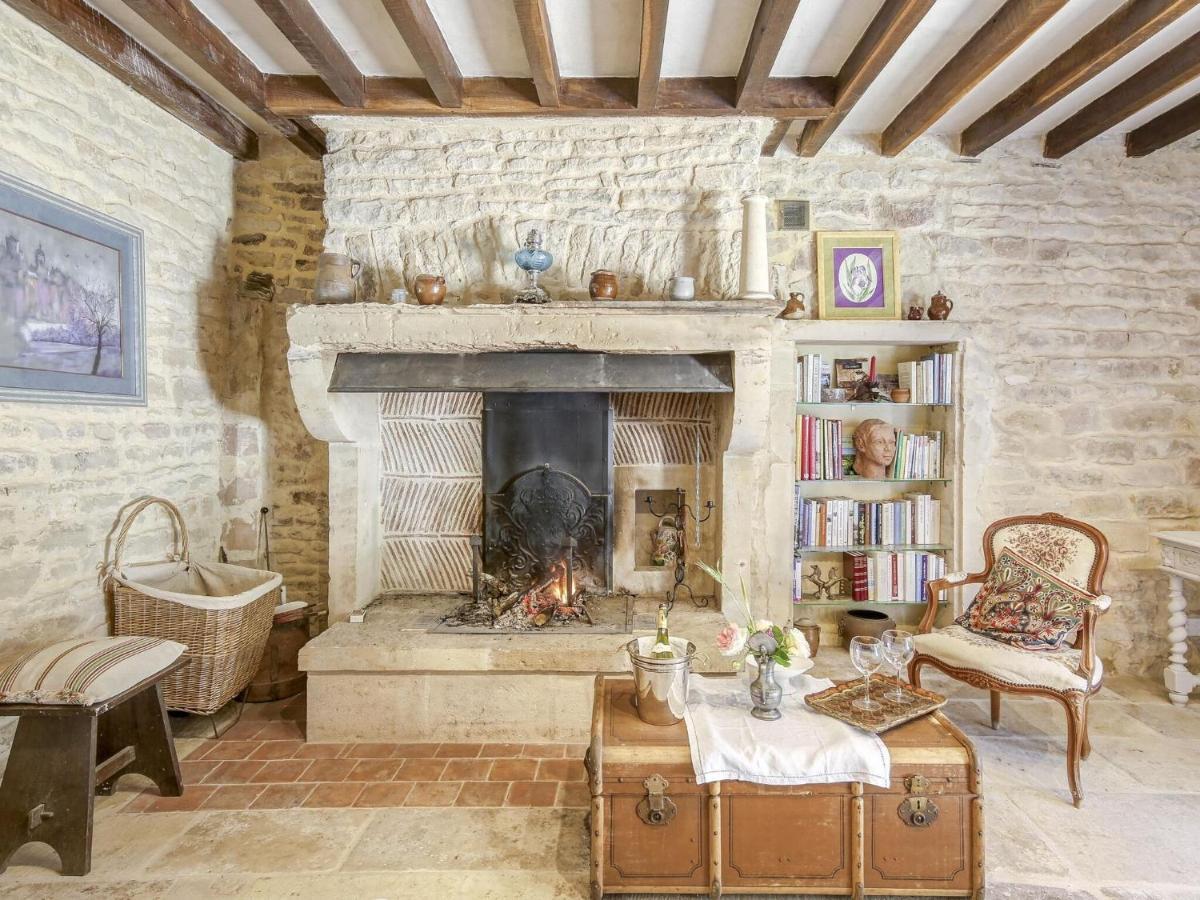 Burgundian Farmhouse In Talon With Fireplace 외부 사진