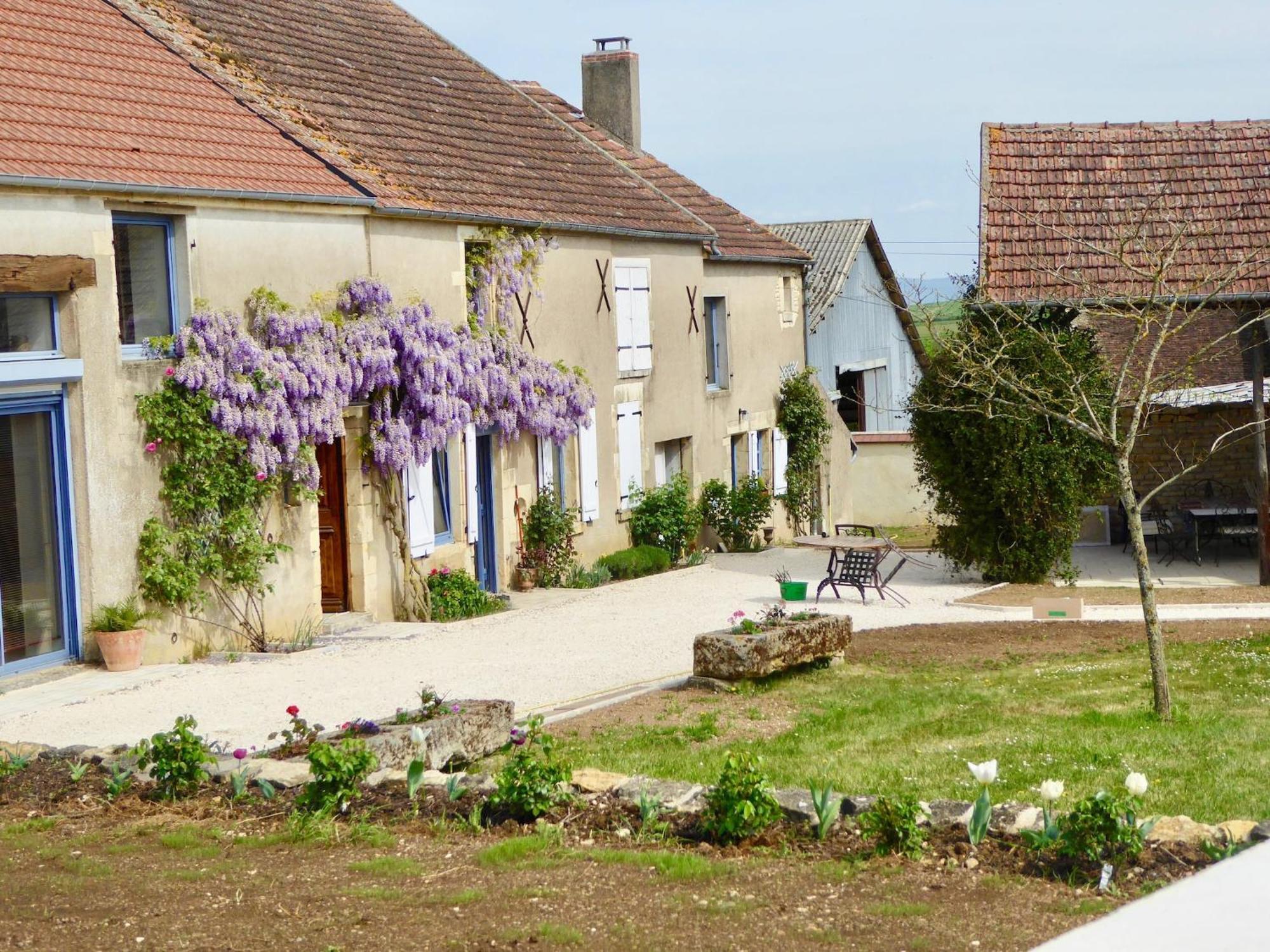 Burgundian Farmhouse In Talon With Fireplace 외부 사진